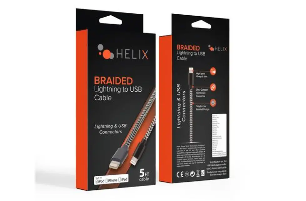Helix USB Cable Packaging box