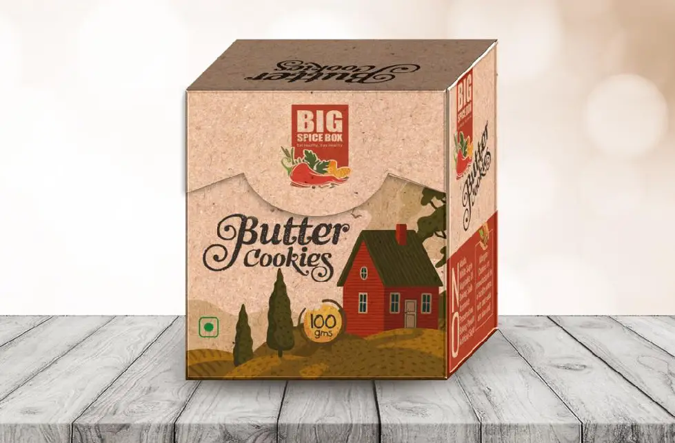 Eco Friendly Cookies Packaging Box