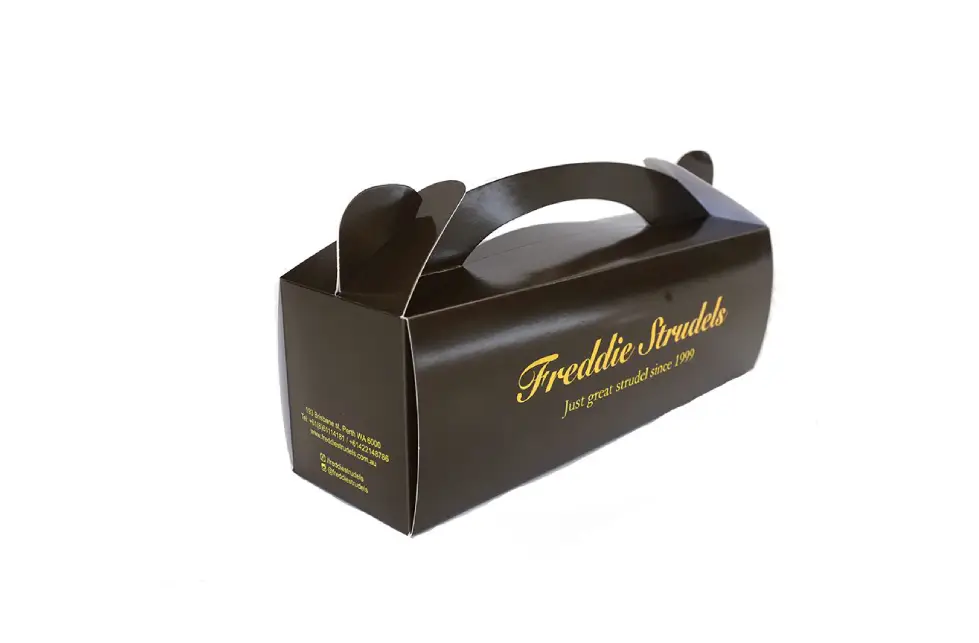 Freddie Strudels Packaging Box