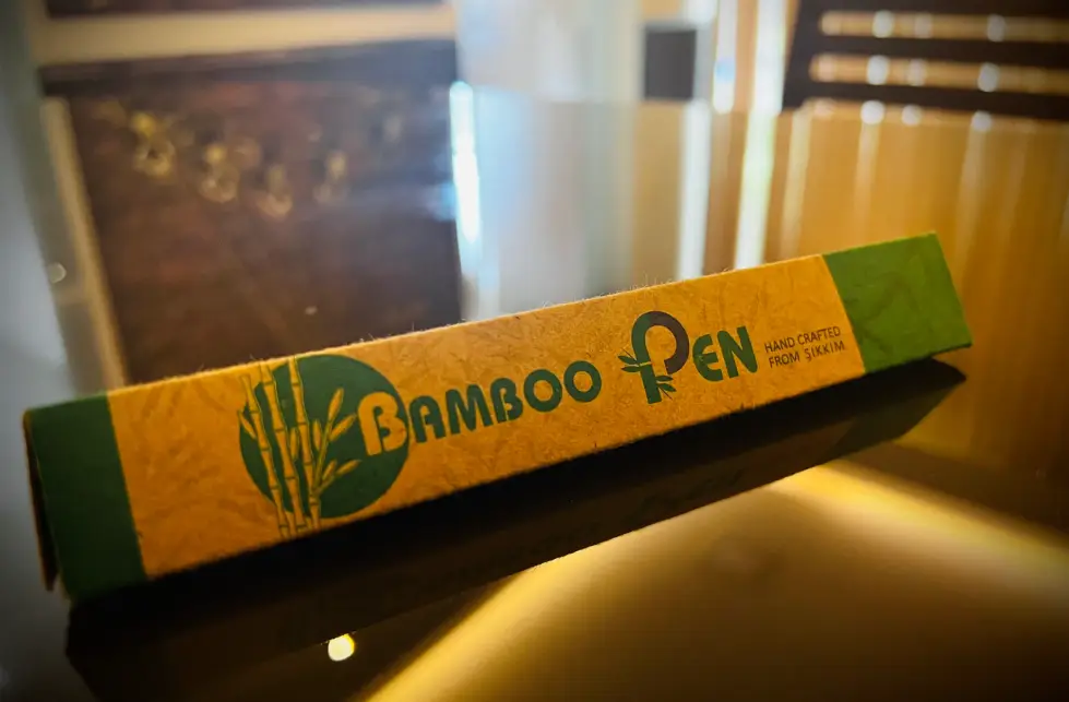 Eco Friendly Bamboo Pen Box