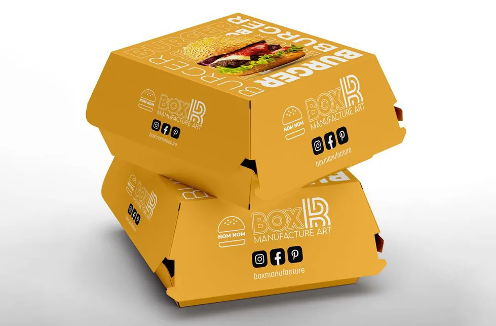 Burger Box Manufacture Art
