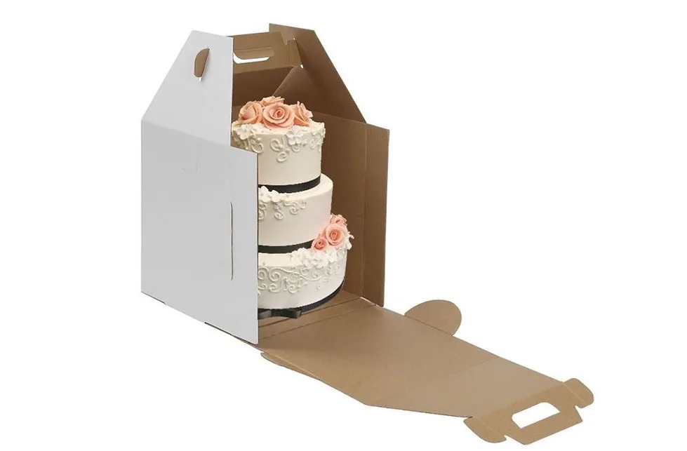 White Cardboard 1 Kg Cake Box, For Packing, Size: 10 X 10 X 5 Inch at Rs  10.10/piece in Vasai