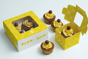 Paper Cupcake Packaging 