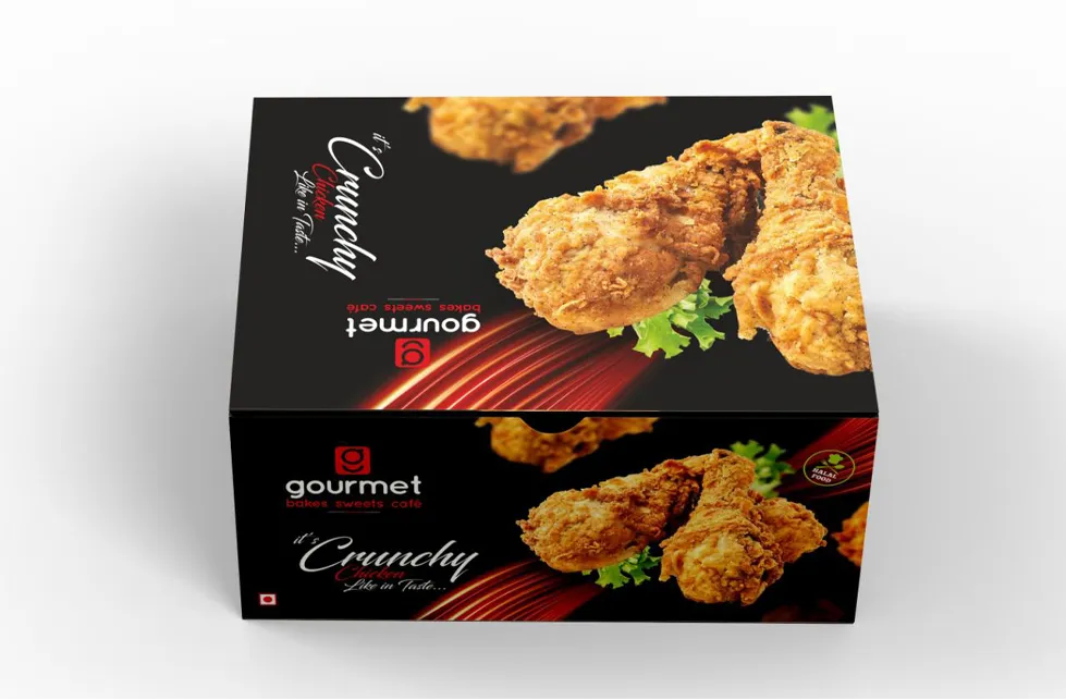 Gourmet Fried Chicken Packaging Box