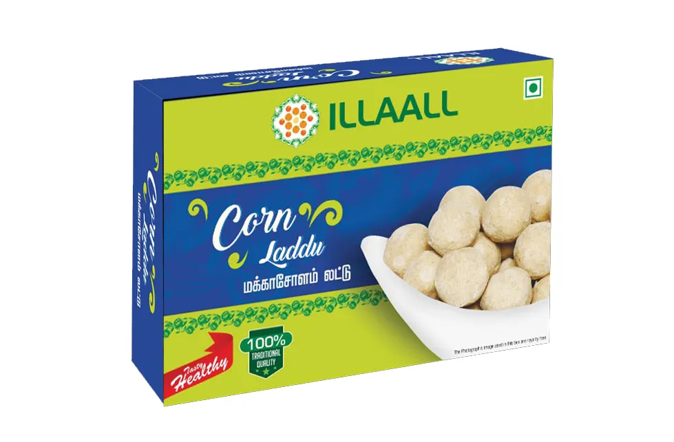 illaall Corn Laddu Packing Box