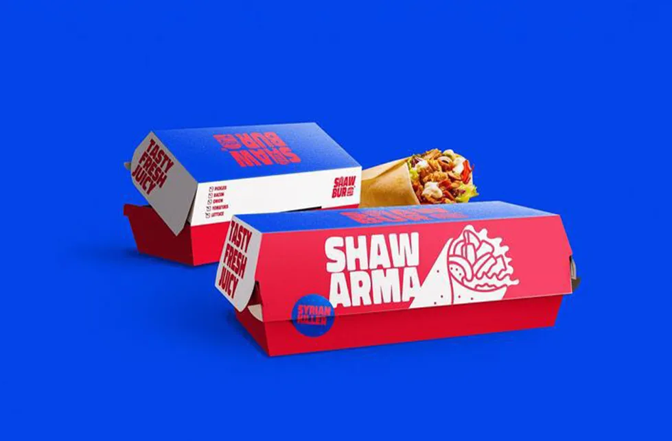 Printed Shawarma Box