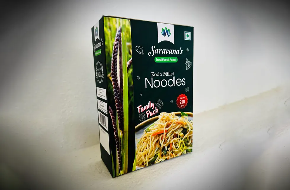 Saravana Millet Noodles Packaging