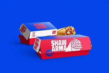 Paper Shawarma Box