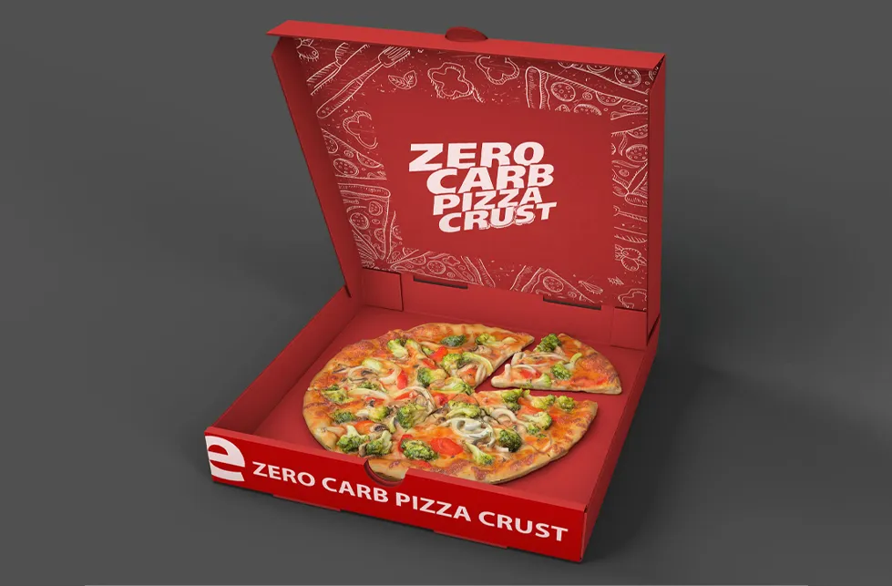 Zero Crab Pizza Crust Box