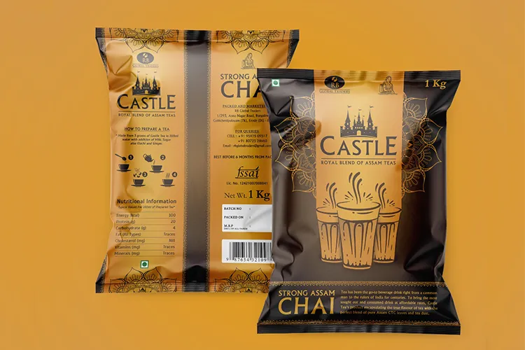 Castle Chai Packaging Pouch