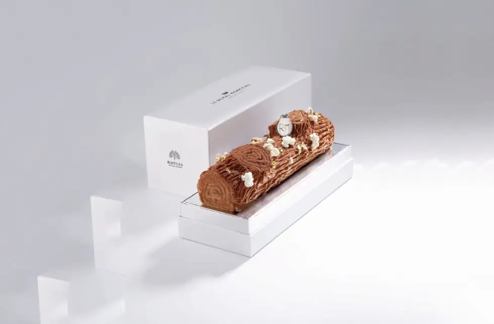 Raffles Log Cake Packaging Box