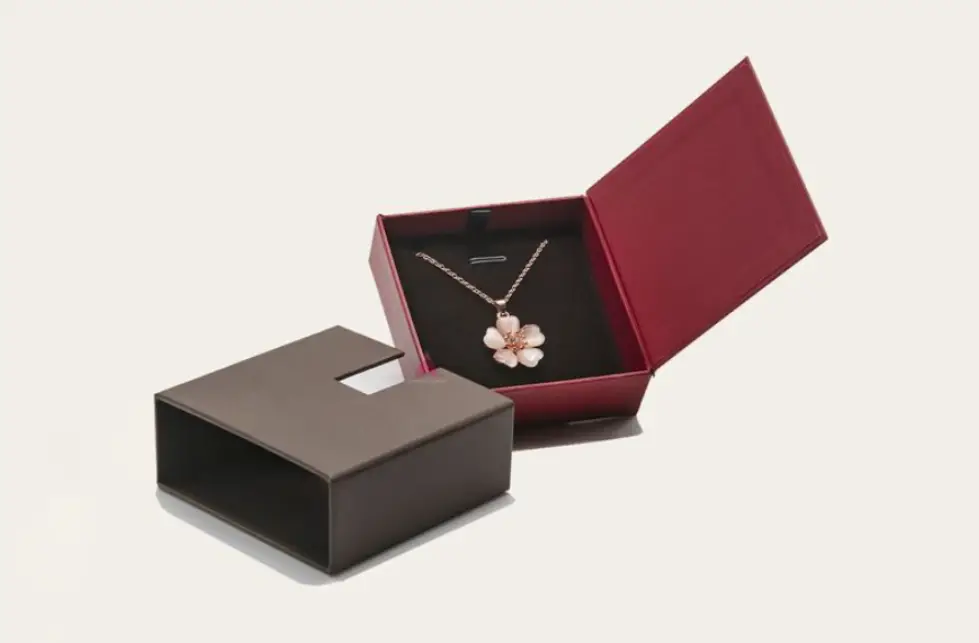 Floral Pendant Jewelery Box