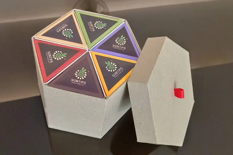 Hexagon design Packaging Box