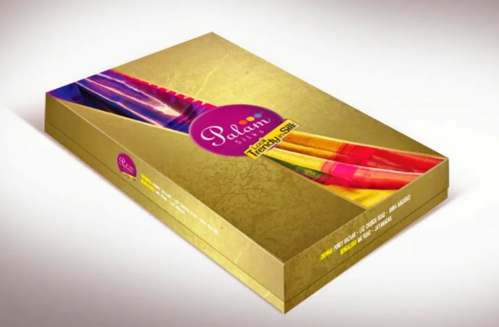 Silk Saree Packaging Box